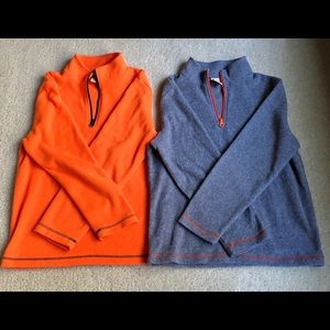 Two boys L Faded Glory fleece pullovers.